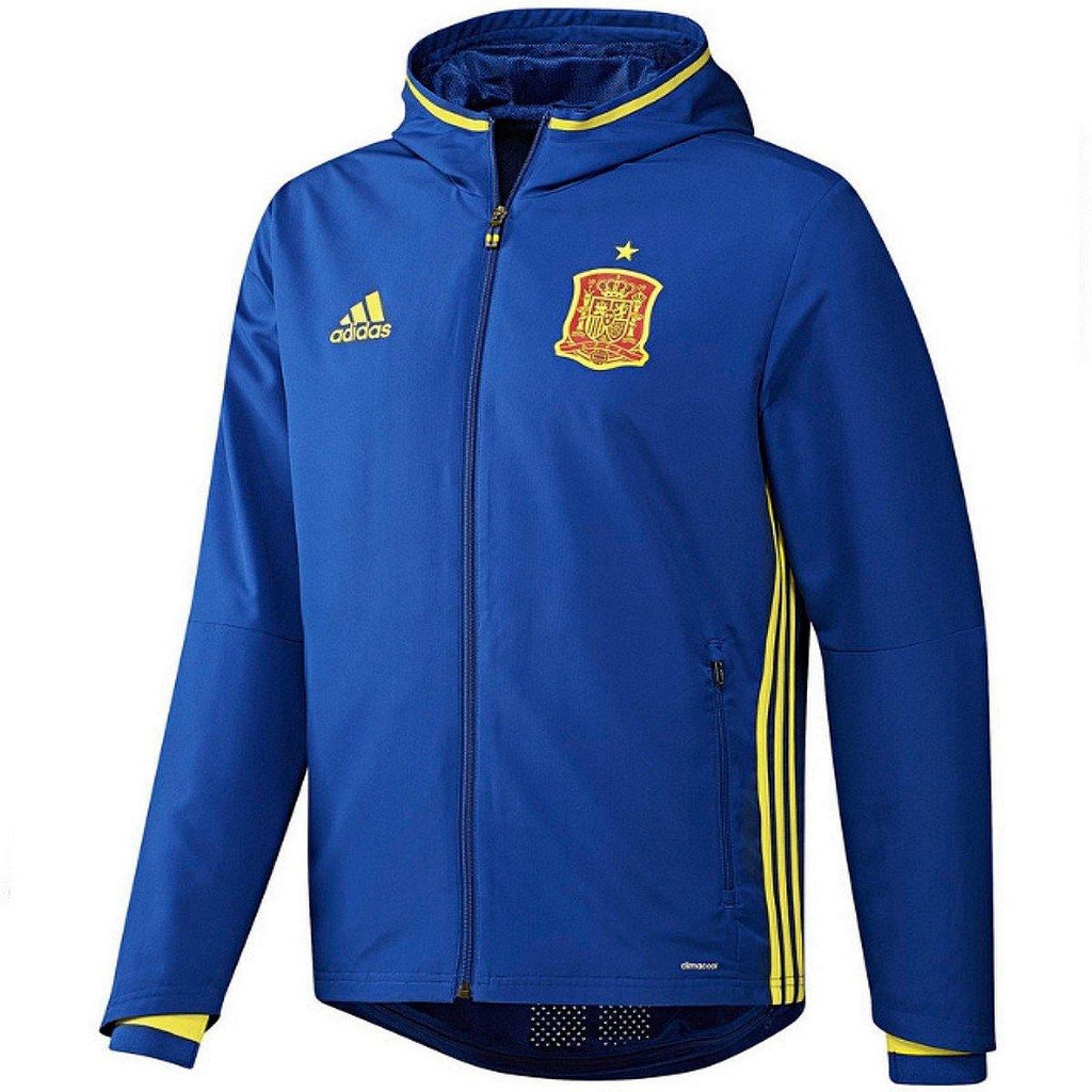 Spain Presentation Soccer Tracksuit Euro 2016 Blue - Adidas-2