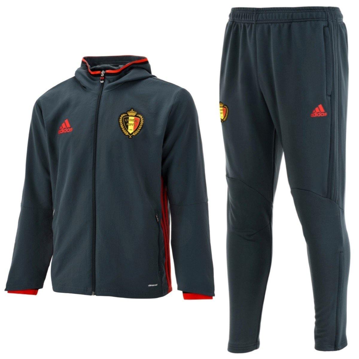 Belgium Presentation Soccer Tracksuit Euro 2016 - Adidas-0