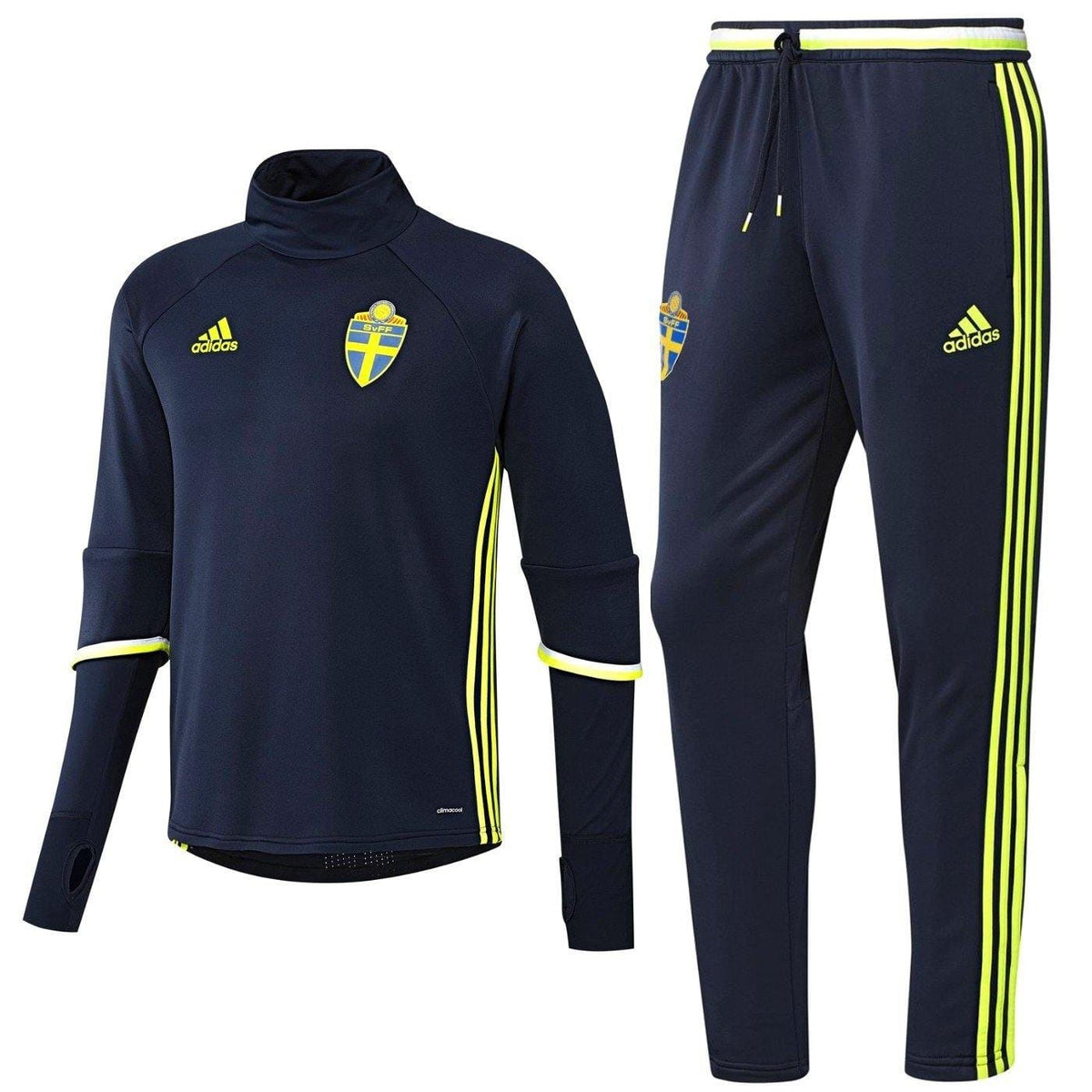 Sweden Training Technical Soccer Tracksuit Euro 2016 - Adidas-0