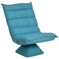 Fauteuil de sol paresseux fauteuil relax fauteuil salon design capitonné inclinaison dossier réglable pivotant 360°-0