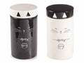 CONTENITORE CERAMICA DECORO GATTO & TAPPO ERMETICO