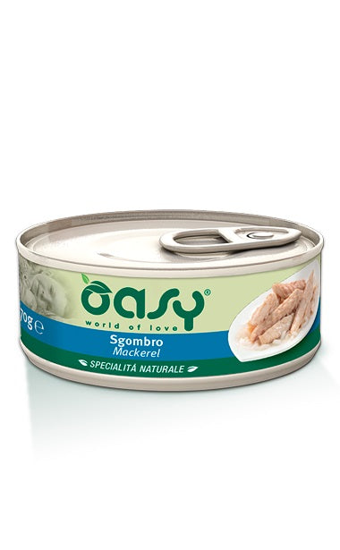 OASY CAT SPECIALITA' NATURALE SGOMBRO 70 GR.