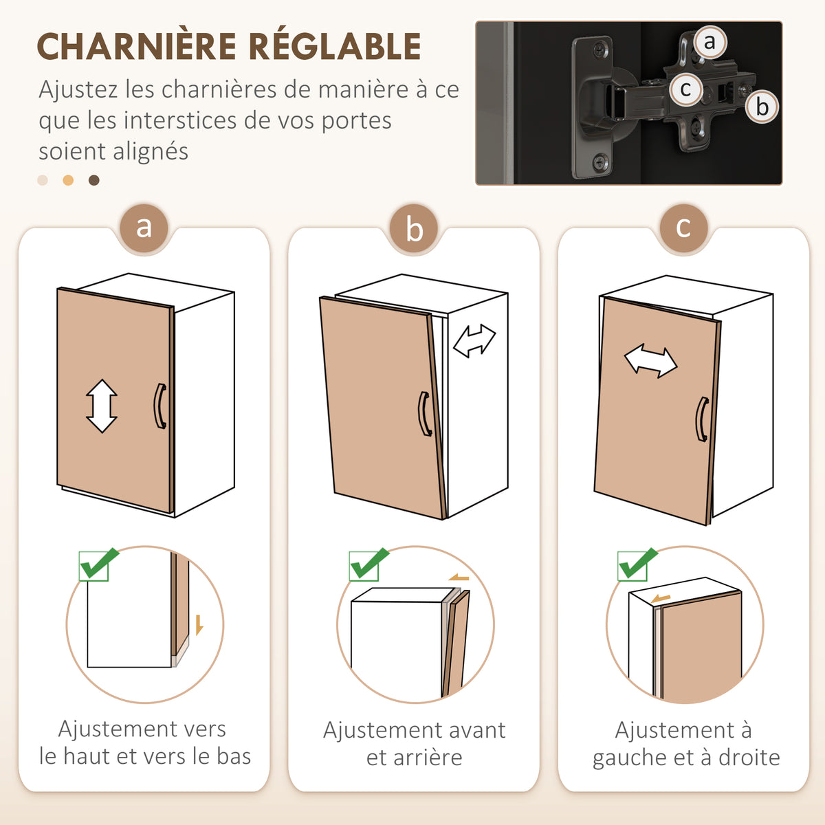 Buffet haut cuisine, armoire de cuisine, 6 portes, 2 tiroirs, plan de travail, étagères réglables, 100x40x180cm, noir-6