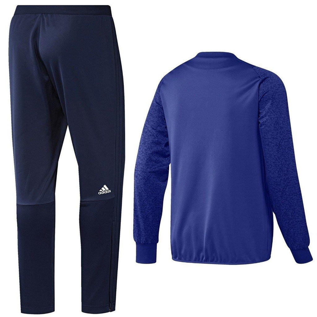 Chelsea Cups Blue Training Sweat Soccer Tracksuit 2016/17 - Adidas-1