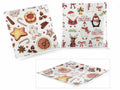 PIATTO QUADRATO IN VETRO "CHRISTMAS SWEETS"