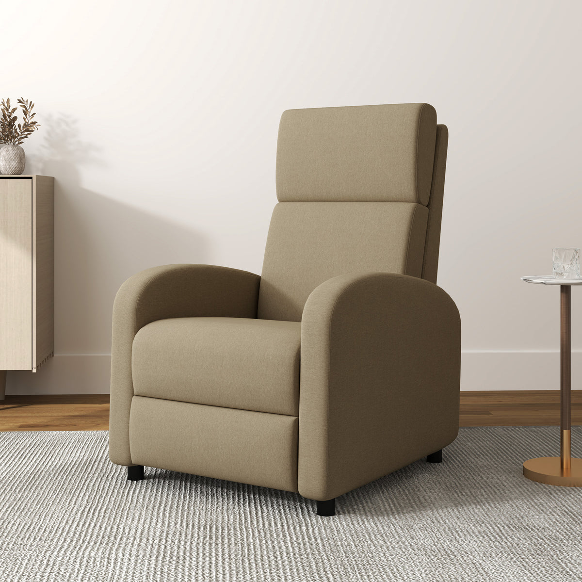 Fauteuil relax fauteuil inclinable salon fauteuil de relaxation - dossier réglable jusqu'à 160° repose-pieds intégré-1