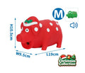 Maialino Giocattoli in lattice-Pois-L16*W7.5*H9.5CM