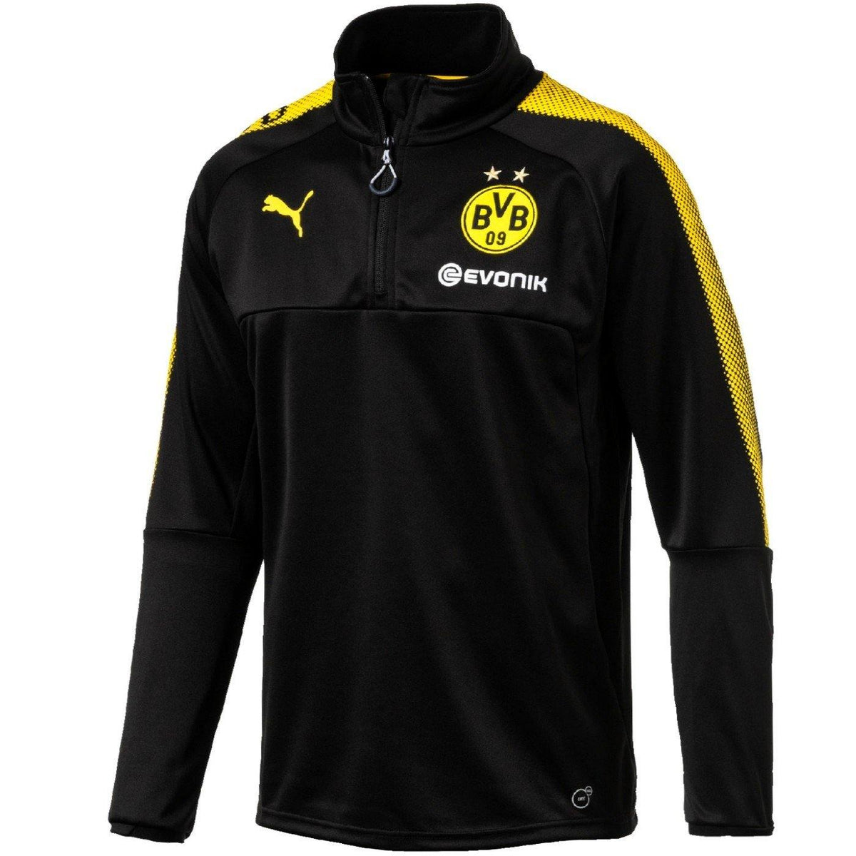 Borussia Dortmund Black Training Technical Soccer Tracksuit 2017/18 - Puma-1