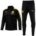 Borussia Dortmund Black Training Technical Soccer Tracksuit 2017/18 - Puma-0