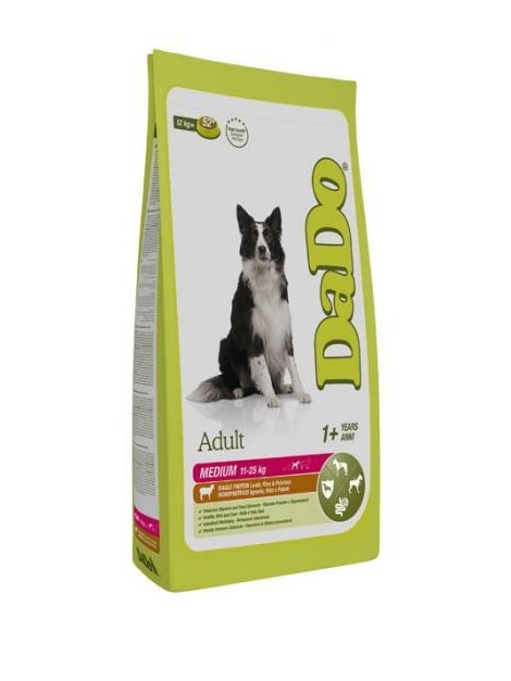 DADO ADULT MEDIUM AGNELLO RISO & PATATE 20 KG.