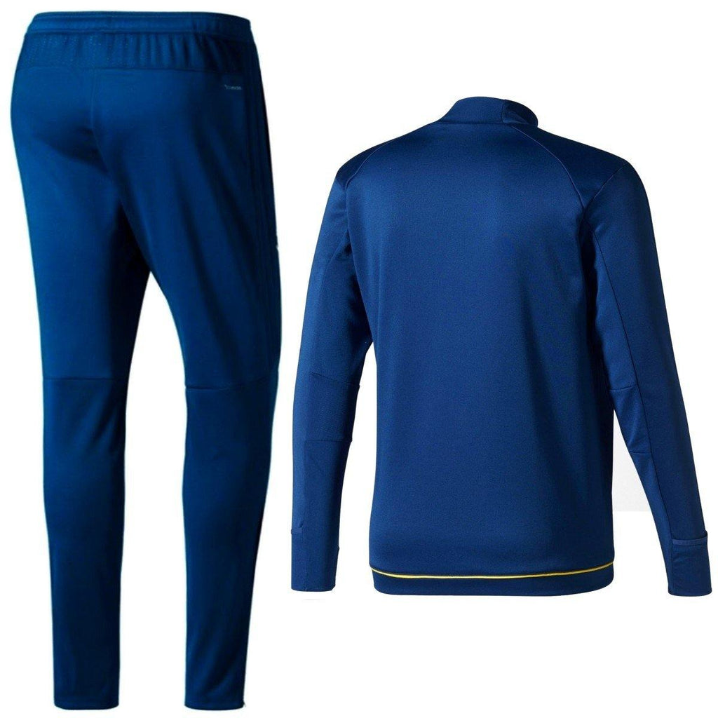 Juventus Blue Training Technical Soccer Tracksuit 2017/18 - Adidas-1