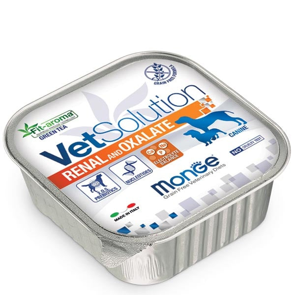 MONGE VETSOLUTION DOG RENAL & OXALATE 150 GR.