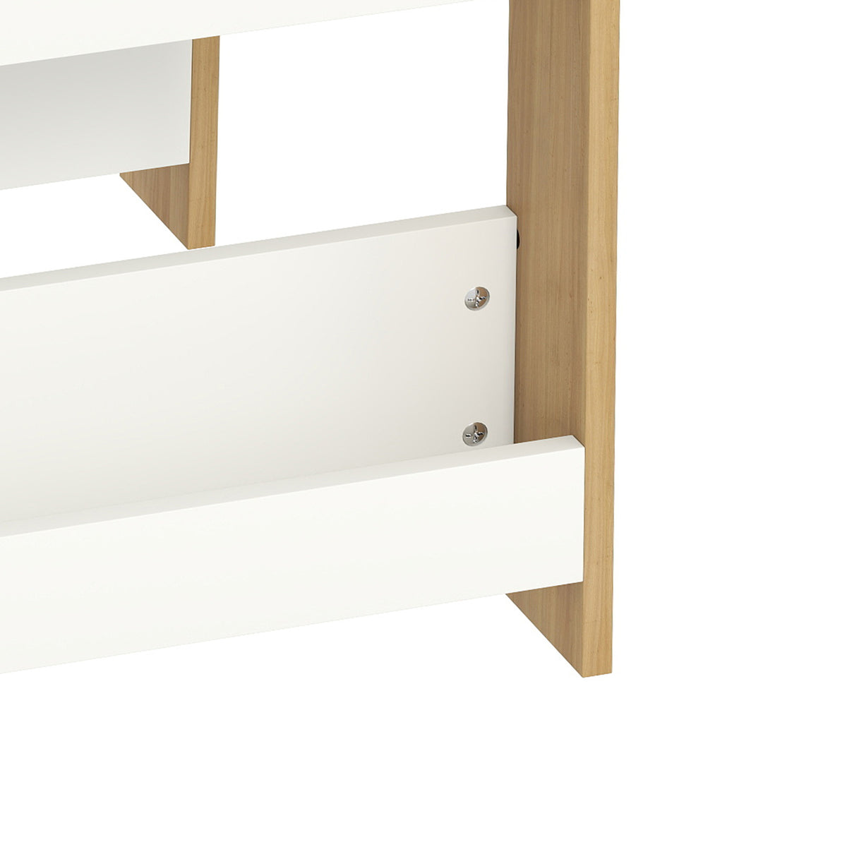 Ensemble 3 pièces table et 2 chaises pour enfant avec plateau réversible tableau noir, panier de rangement, étagères-9