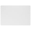 Tapis de chaise de bureau rectangulaire, antidérapants en plastique transparent 100x150cm-0
