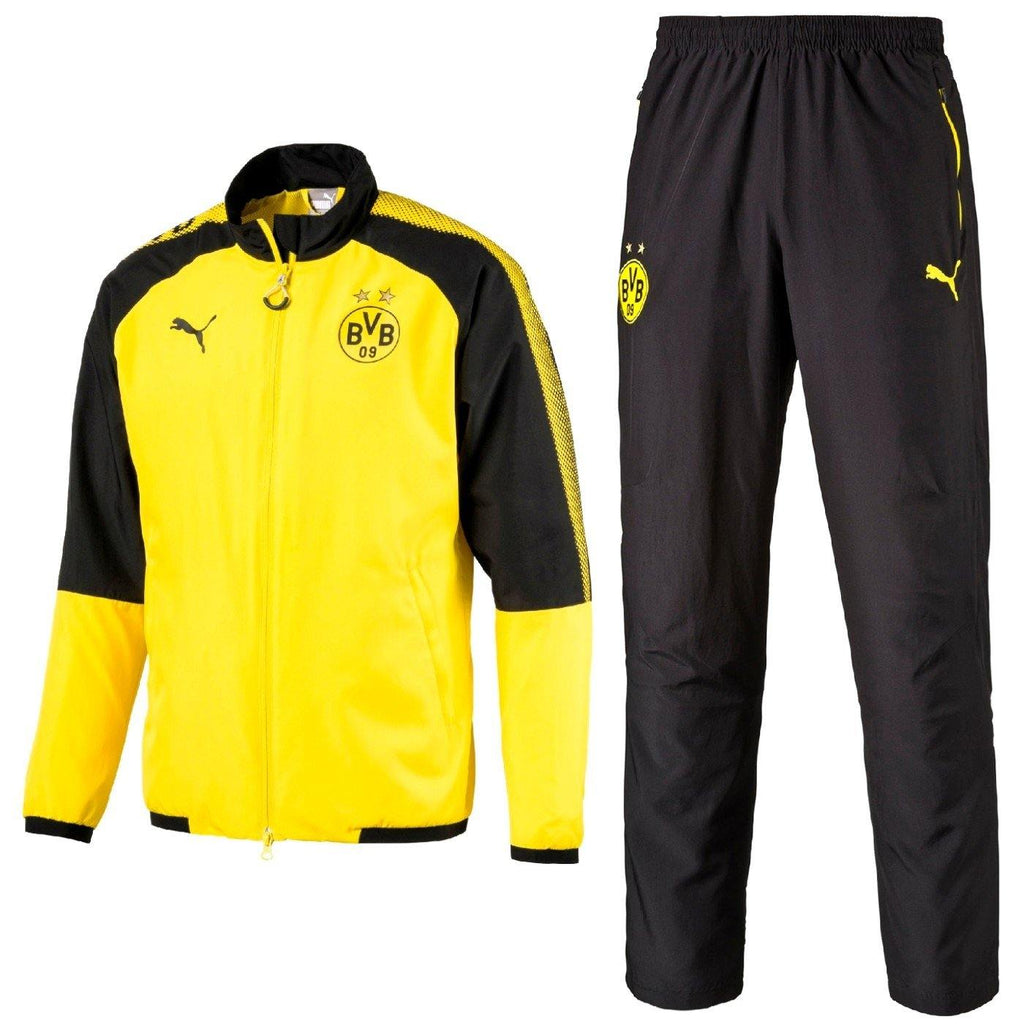 Bvb Borussia Dortmund Leisure Presentation Soccer Tracksuit 2017/18 - Puma-0