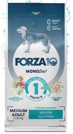 FORZA 10 DIET ADULT MEDIUM PESCE 12 KG.