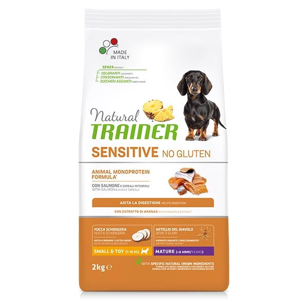 NATURAL TRAINER SENSITIVE MATURITY MINI SALMONE 2 KG.