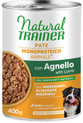 NATURAL TRAINER SENSITIVE ADULT MEDIUM/MAXI AGNELLO 400 GR.