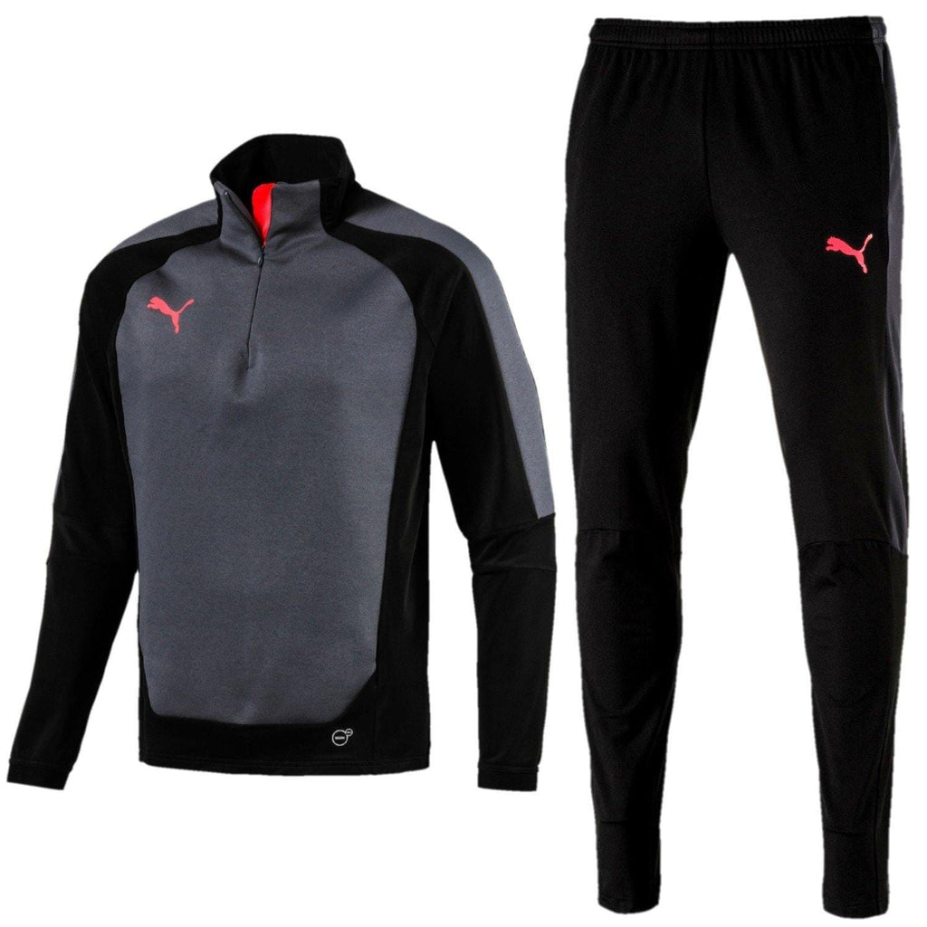 Puma Teamwear Evotrg Winter Technical Training Soccer Tracksuit - Black/Ebony-0