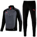 Puma Teamwear Evotrg Winter Technical Training Soccer Tracksuit - Black/Ebony-0