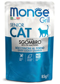 MONGE GRILL CAT SENIOR BOCCONCINI IN JELLY SGOMBRO 85 GR.