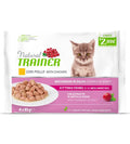 NATURAL TRAINER CAT KITTEN & YOUNG POLLO FRESCO SALSA MULTIPACK 4 x 85 GR.