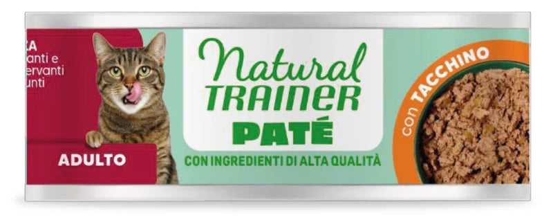 NATURAL TRAINER CAT PATE' ADULT TACCHINO 85 GR.