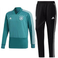 Germany Technical Hybrid Sweat Soccer Tracksuit 2018/19 Green - Adidas-0