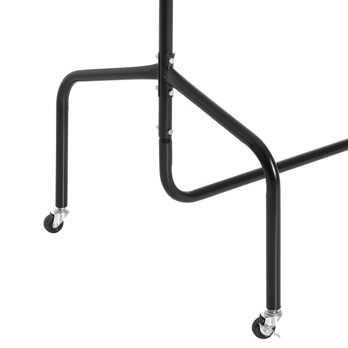 Portant à Vêtements avec Roulettes Tringle a Vêtement solide Charge 140 Kg 150 x 60 x 170 cm Porte-Manteau en acier noir-8