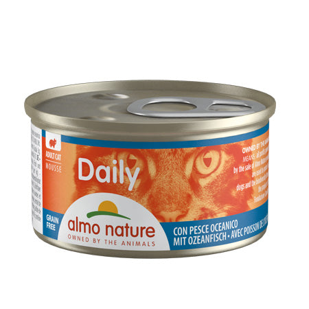 ALMO NATURE CAT DAILY MOUSSE PESCE OCEANICO 85 GR.