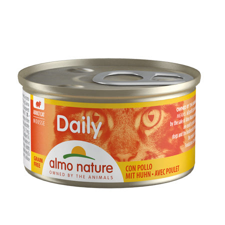 ALMO NATURE CAT DAILY MOUSSE POLLO 85 GR.