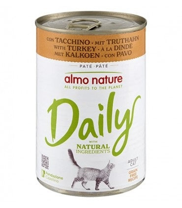 ALMO NATURE CAT DAILY TACCHINO 400 GR.