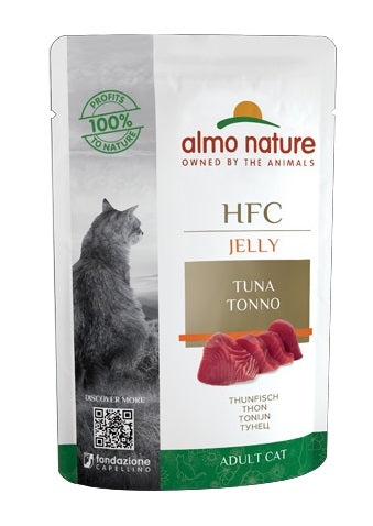 ALMO NATURE CAT NATURAL PLUS JELLY TONNO 55 GR.
