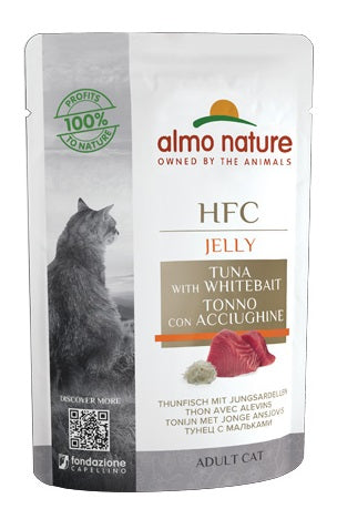 ALMO NATURE CAT NATURAL PLUS JELLY TONNO & ACCIUGHINE 55 GR.