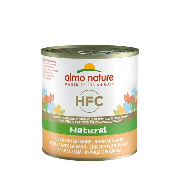 ALMO NATURE CAT HFC HFC NATURAL POLLO & SALMONE 280 GR.