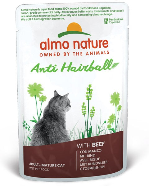ALMO NATURE CAT FUNCTIONAL ANTI-HAIRBALL MANZO 70 GR.