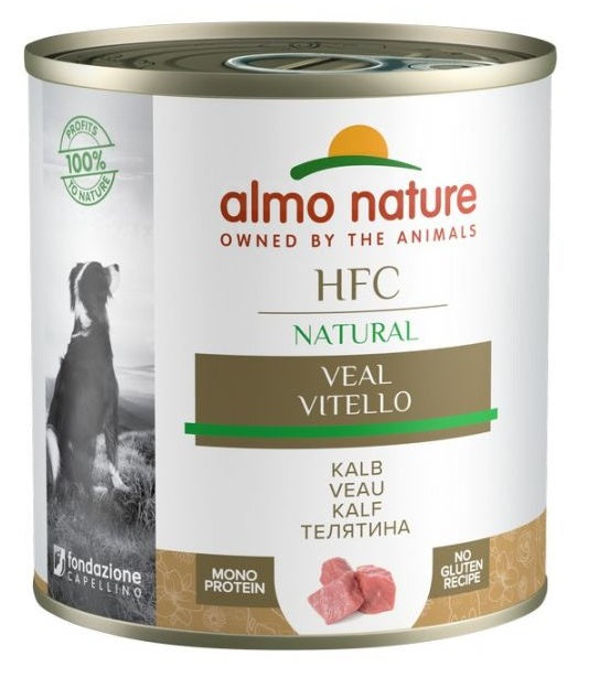 ALMO NATURE DOG HFC NATURAL VITELLO 290 GR.
