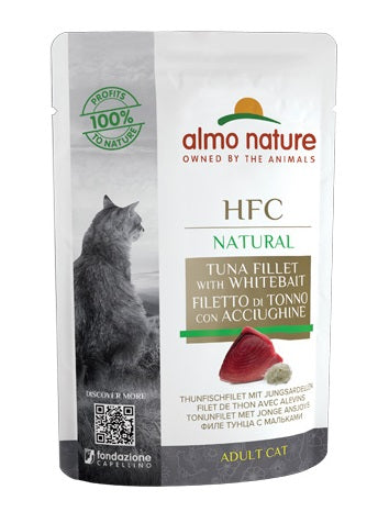 ALMO NATURE CAT NATURAL PLUS TONNO & ACCIUGHINE 55 GR.