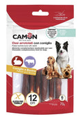 CAMON ROLLS DI PELLE BOVINA CON CONIGLIO 12 CM. / 70 GR.