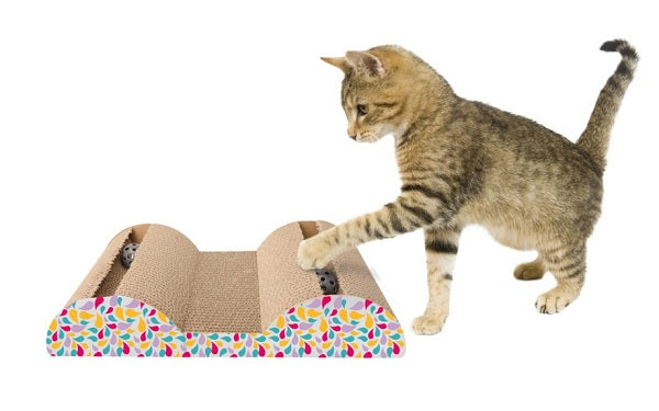 CAMON TIRAGRAFFI IN CARTONE CON 2 PALLINE (47 x 9,5 CM.)