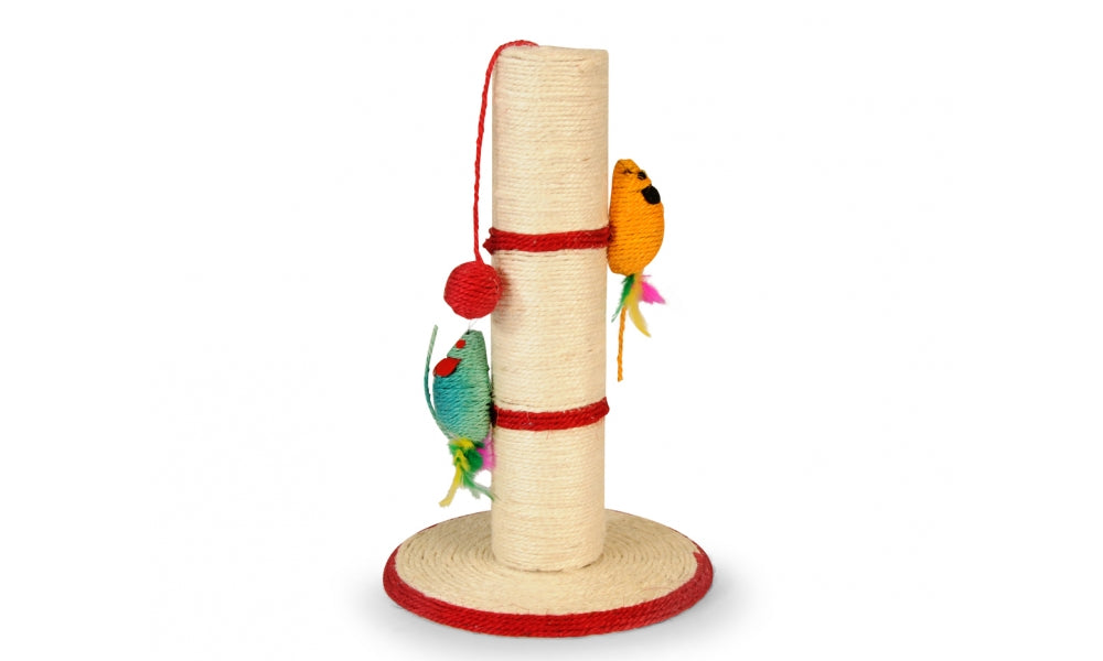CAMON TIRAGRAFFI A COLONNA CON TOPI Ø 30 CM. x 46 CM.