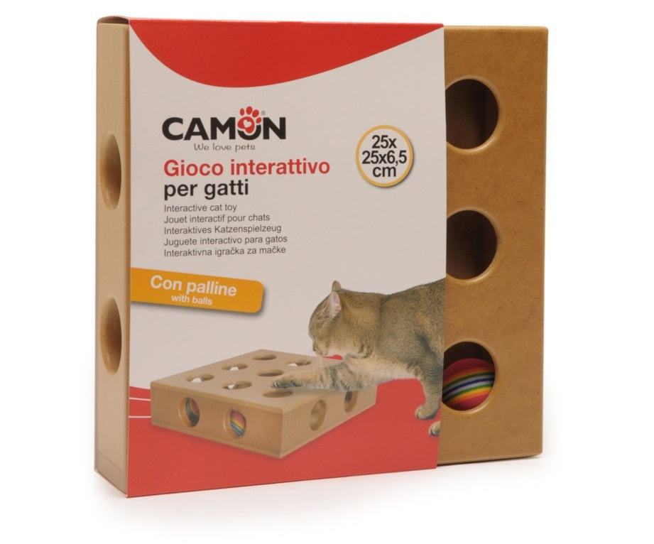 CAMON GIOCO INTERATTIVO IN MDF (25 x 25 x 6,5 CM.)