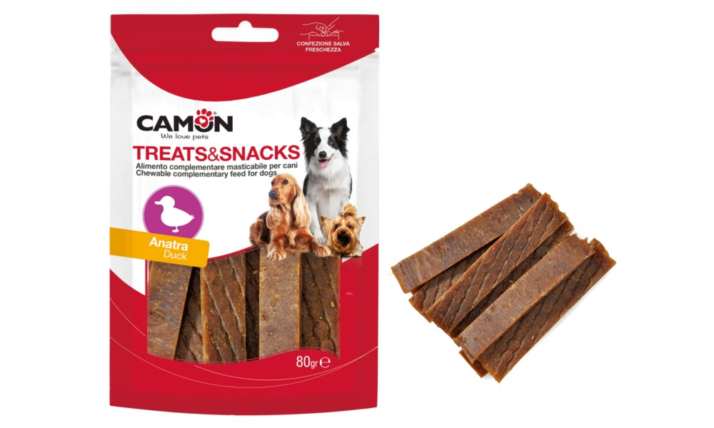 CAMON TREATS & SNACK ANATRA 80 GR.