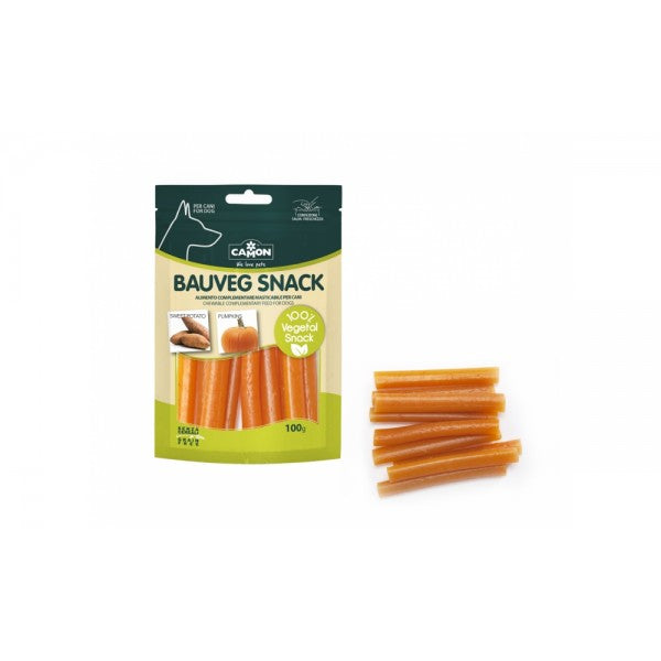 CAMON BAUVEG SNACK PATATE DOLCI & ZUCCA 100 GR.