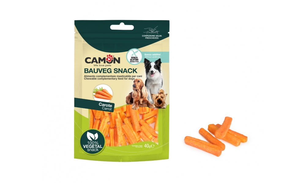 CAMON BAUVEG SNACK CAROTINE CRISPY 40 GR.