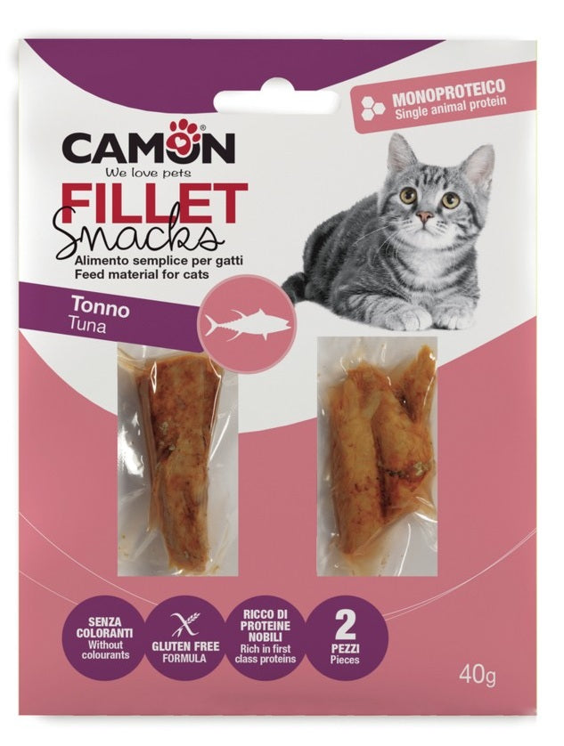 CAMON FILLET SNACK FILETTI DI TONNO 40 GR.
