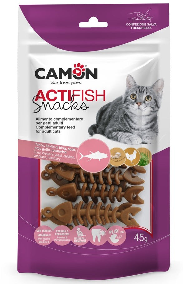 CAMON ACTIFISH SNACKS TONNO & POLLO 45 GR.