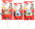 CAMON GIOCO GATTO IN POLIESTERE CON CATNIP 10 CM.