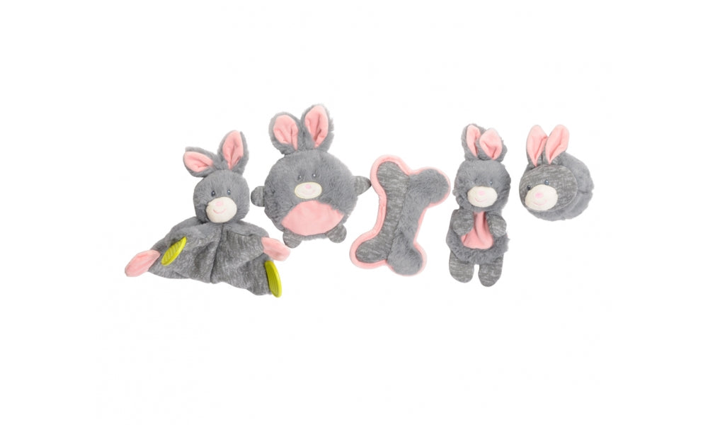 CAMON GIOCO PELUCHE PER CUCCIOLI GRIGIO/ROSA