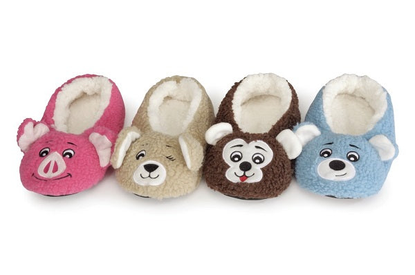 CAMON PANTOFOLA IN PELUCHE CON SQUEAKER 24 CM.